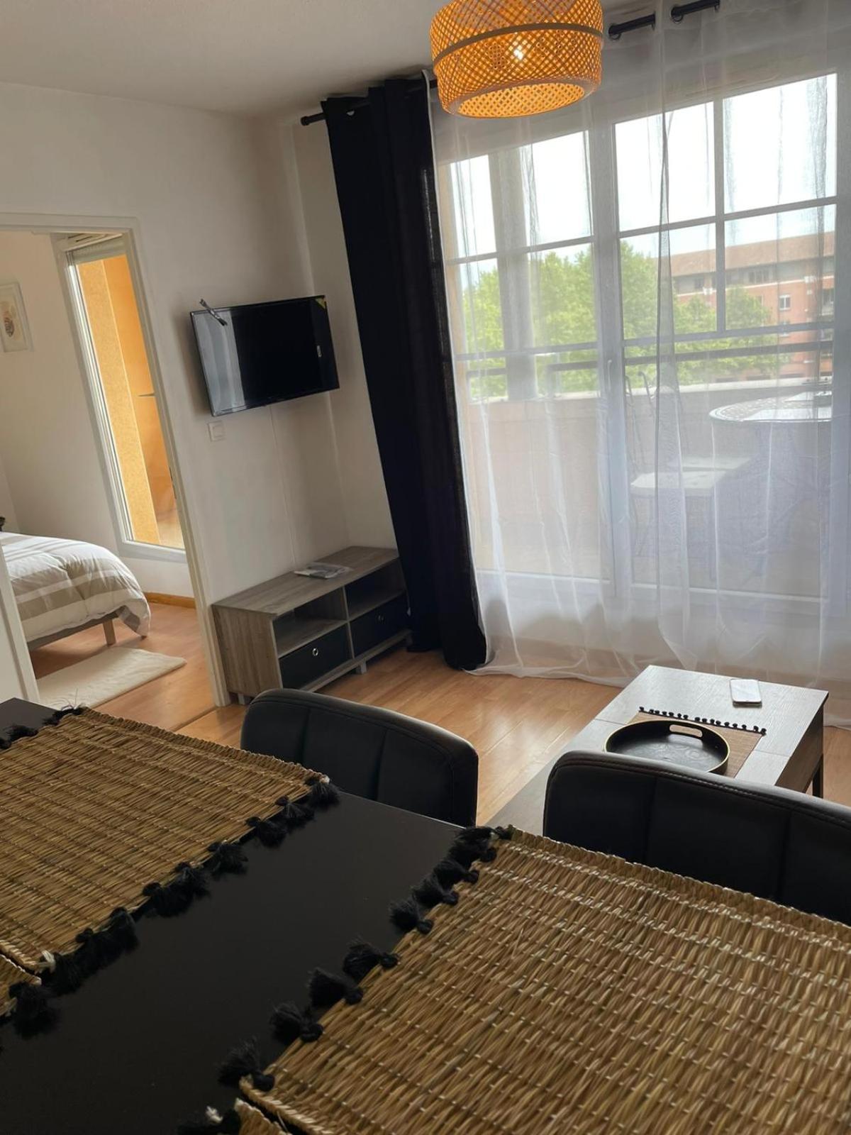 City Rose T2, Climatisation,Parking Prive, Piscine, Wifi , Tout Confort Toulouse Buitenkant foto